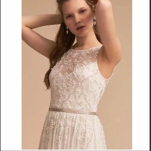 NWOT Anthropologie x BHLDN Eliza Dress - Picture 3 of 6